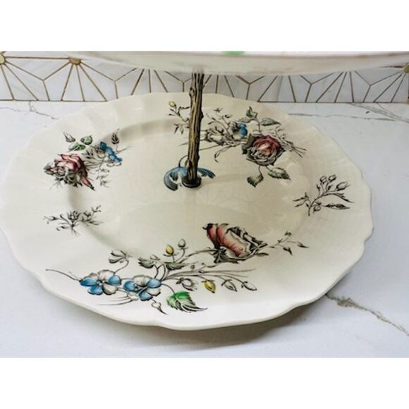 Three-Tier Dessert Stand | Vintage China |‎ Wedding Décor - Picture 7 of 10